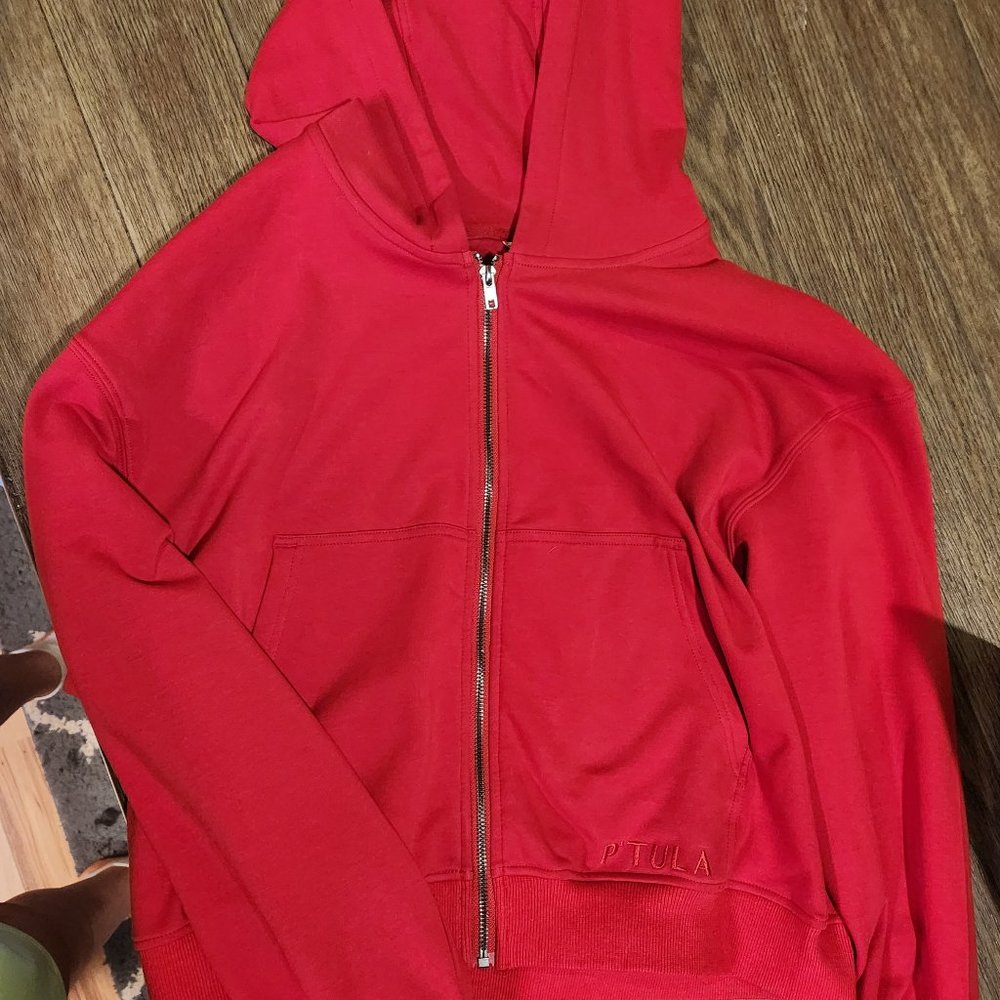 Ptula Cozy Cropped Zip Up